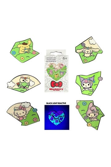 Sanrio af Loungefly Emalje Pins Blind Box Hello Kitty & Friends Flower Crown Puzzle Display (12)