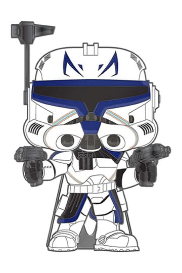 Star Wars Clone Wars Loungefly Pop! Emalje Pin Captain Rex (glød-i-mørk) 10 cm