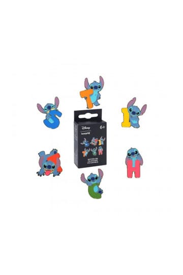 Lilo & Stitch av Loungefly Enamel Pins Blindboks bokstaver og positurer (18)