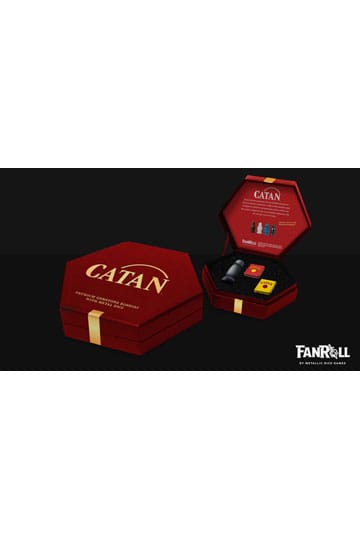 CATAN UPGRADO DICE SET PLABBER E METALE: EMATITE