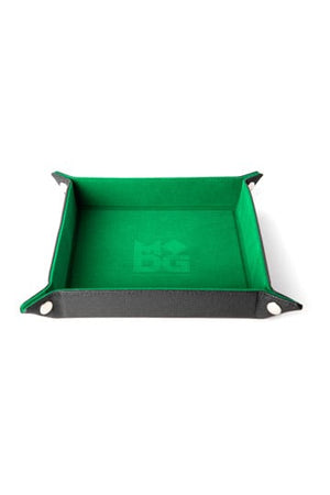 FanRoll Folding Dice Tray Velvet Green