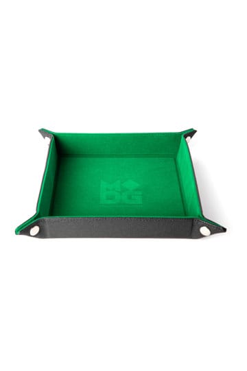 FanRoll Folding Dice Tray Velvet Green