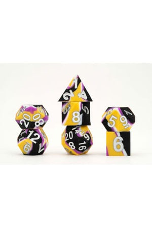 MDG Dice Set Pride Nonbinary Flag