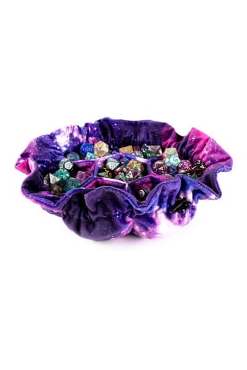 Sac en dés de fanroll avec compartiments nébuleux en velours