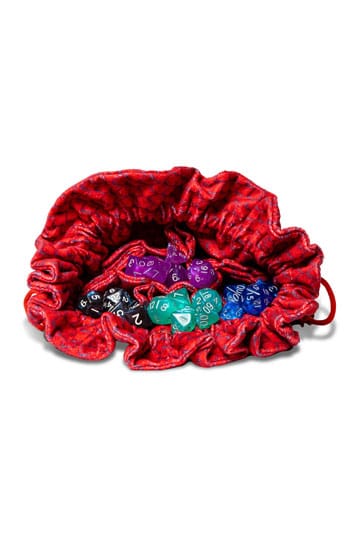 Dragon Storm terning taske med rum Red Dragon Scales