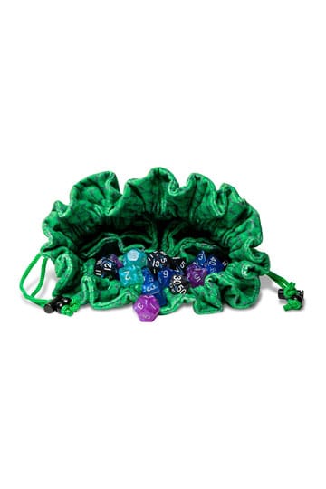 Dragon Storm Dice Bag con compartimenti Green Dragon Biles