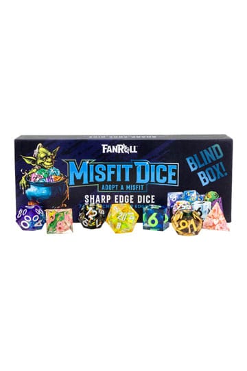 Misfit Adopter et Misfit-terningsæt Blindboks Sharp Edge Terningsortiment (12)