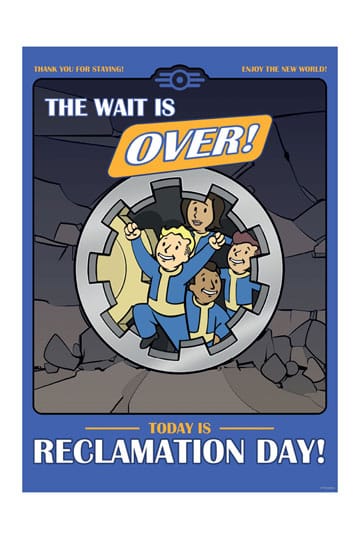 Fallout Kunstdruck Reclamation Day Limited Edition 42 x 30 cm