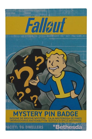 Fallout pin insignia misterio pin