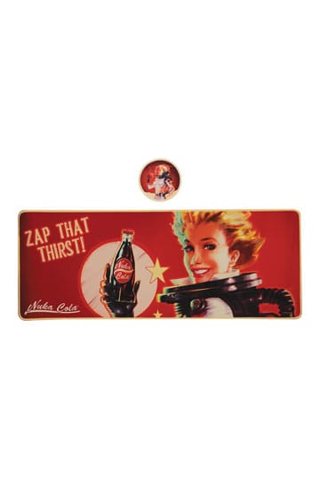 Ensemble sous-main et dessous de verre Fallout Nuka-Cola