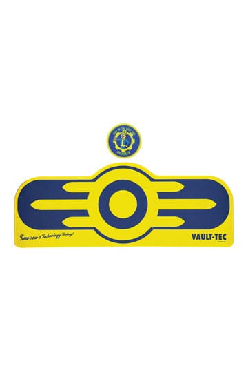 Fallout Desk Pad & Coaster Set Vault-Tec