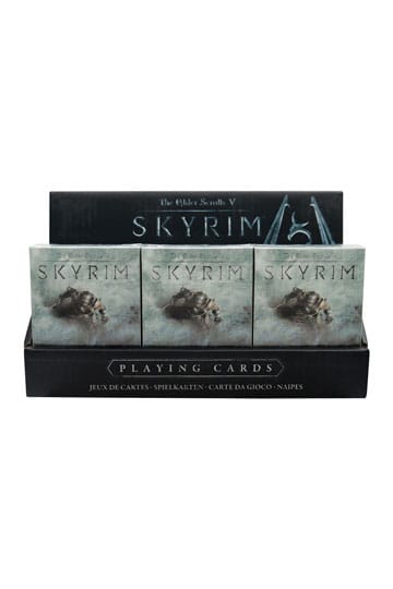 Elder Scrolls Skyrim Playing Cards Display (12)