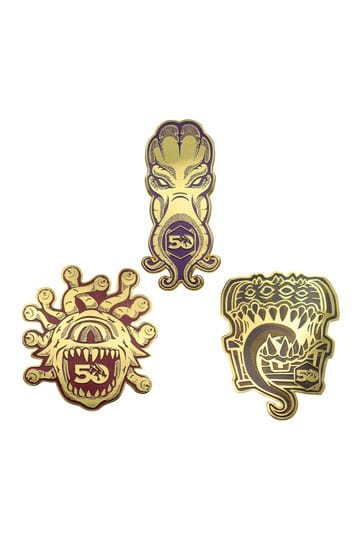 Dungeons & Dragons Pin Badge Set 50 -års jubilæum