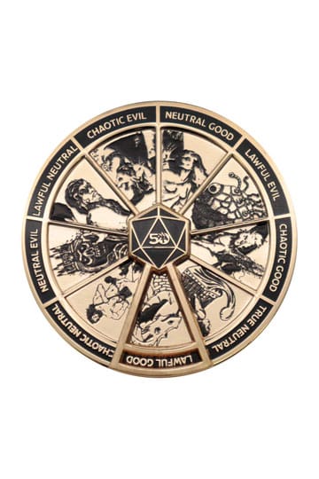 Dungeons & Dragons Badge Alignment Spinner Colored Limited Edition