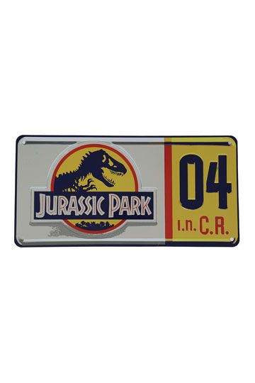 Jurassic Park Replica 1/1 Dennis Nedry registreringsskylt