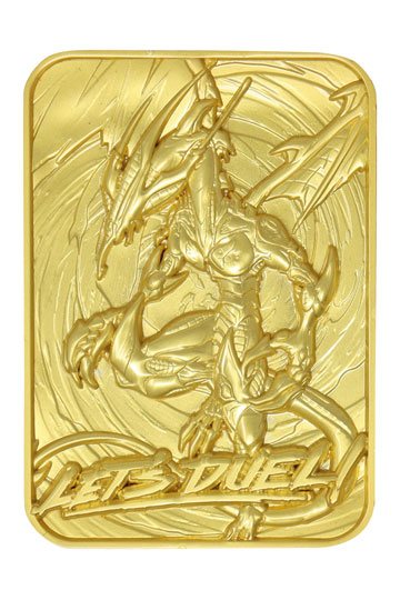 Yu-gi-oh! Replica card stardust dragon (oro placcato)