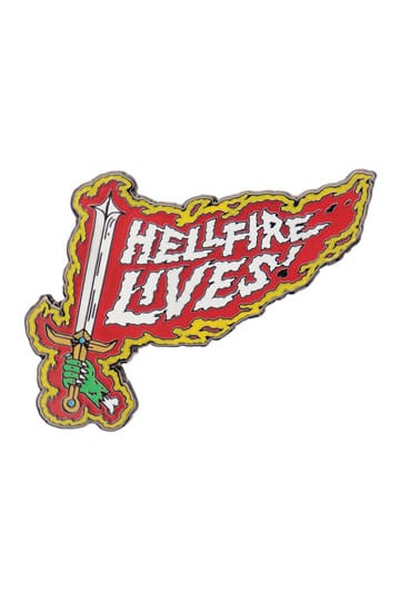 Stranger Things Pin Badge Hellfire Lives Édition Limitée