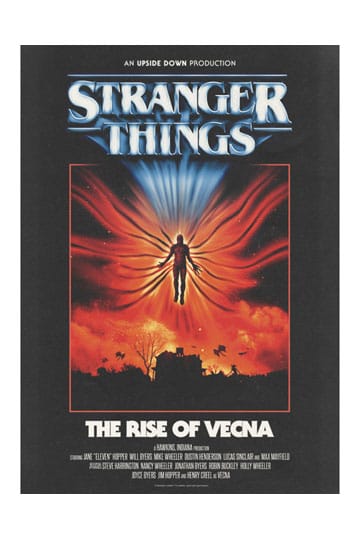 Stranger Things Kunstdruk The Rise of Vecna Limited Edition 42 x 30 cm