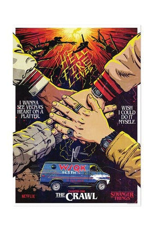 Stranger Things 5 Lámina The Crawl Edición Limitada 42 x 30 cm