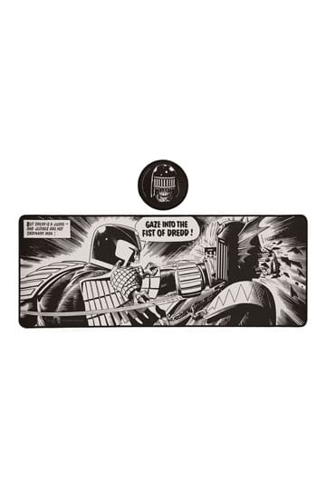 Set sottomano e sottobicchiere del 2000 d.C. Judge Dredd