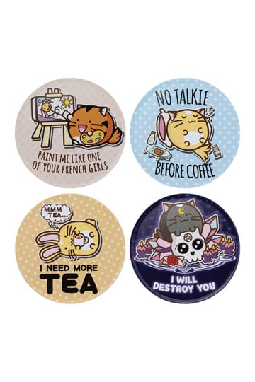 Fuzzballs Coaster 4-pack