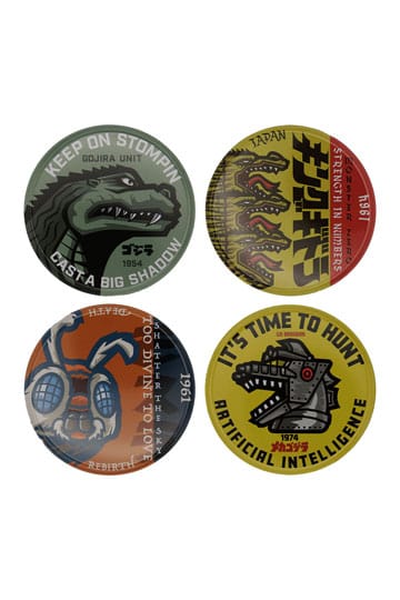 Godzilla Coaster 4-Pack