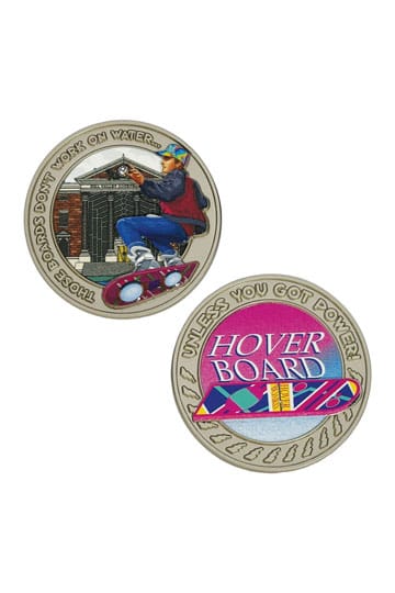 Tillbaka till framtiden Collectable Coin Hoverboard Limited Edition