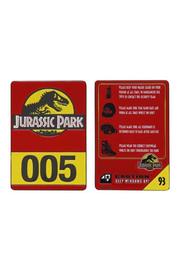 Jurassic Park Metal Card 30th Anniversary Jeep Limited Edition