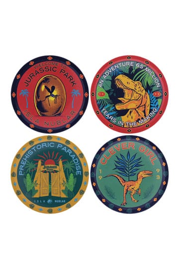 Jurassic Park Coaster 4-Pack