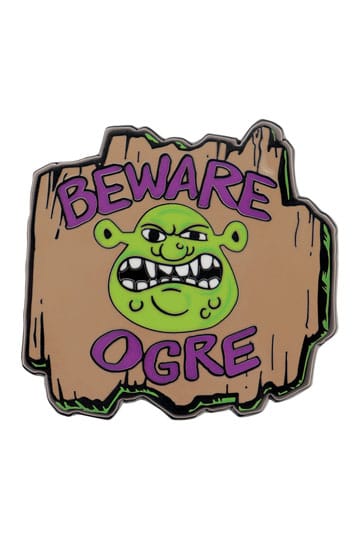 Shrek Pin Badge Beware Ogre Limited Edition