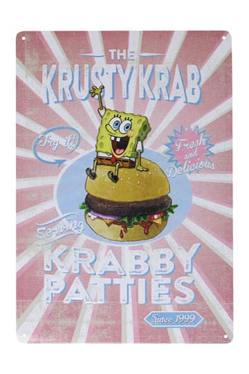 SpongeBob Tin Sign Krusty Krab