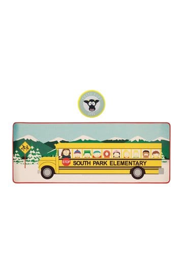 South Park Schreibtischunterlage und Untersetzer-Set, Grundschulbus