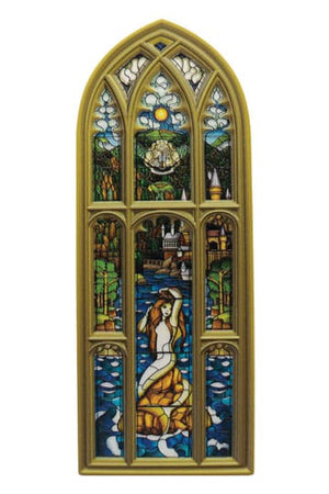 Harry Potter Placa de resina Sirena Vidriera