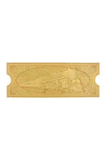 Polar Express Replica Train Ticket 24K Gold Plated Limited Edition
