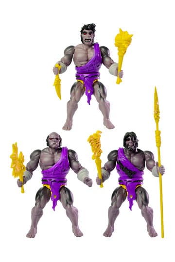 Legends of Dragonore Wave 2: Dragon Hunt Actionfigur 3er-Pack Brukteror Cave Men 14 cm