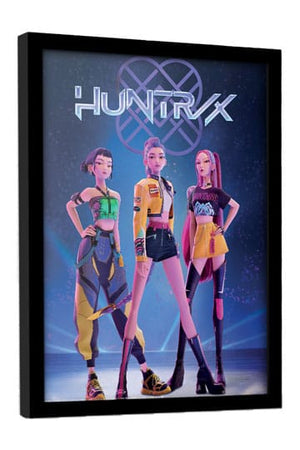 KPop Demon Hunters Collector Print Framed Poster Huntrix