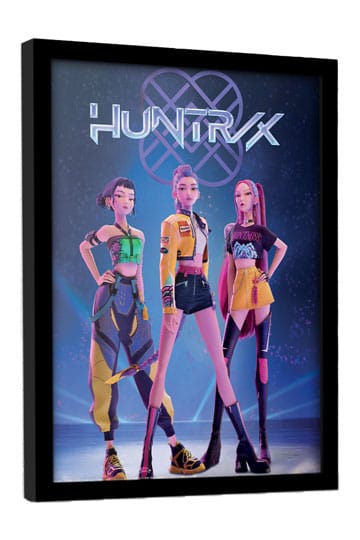 KPop Demon Hunters Collector Print Framed Poster Huntrix