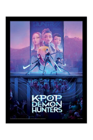 KPop Demon Hunters Collector Print Indrammet plakat Filmnøglekunst