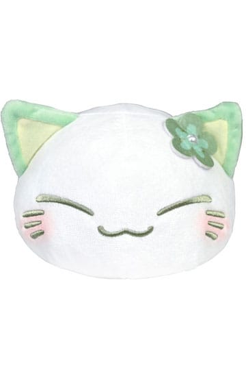 Nemuneko Cat Sig Figure Green 18 cm