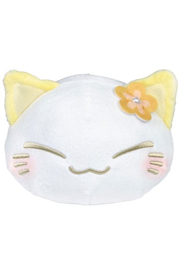 Nemuneko Cat Plush Figur gul 18 cm