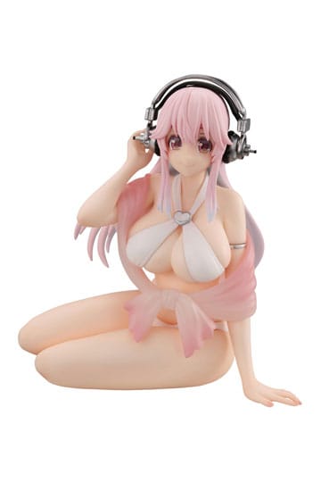 Super Sonico Noodle Stopper PVC Statue Super Sonico Summer Memories Ver. 11 cm