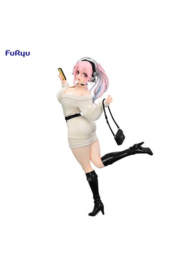 Super Sonico Trio-try-it PVC Statue Winter Memory ver. 21 cm