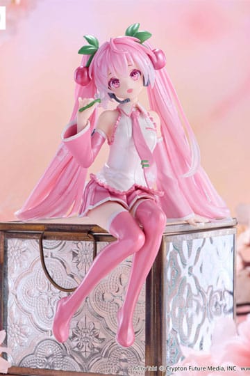 Hatsune miku rezanci čep Pvc Statup sakura miku 2024 biserna boja ver. 15 cm