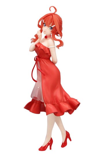 De vigtigste kvintuplets specials trio-try-it pvc statue ituki nakano pastel kjole ver. 22 cm