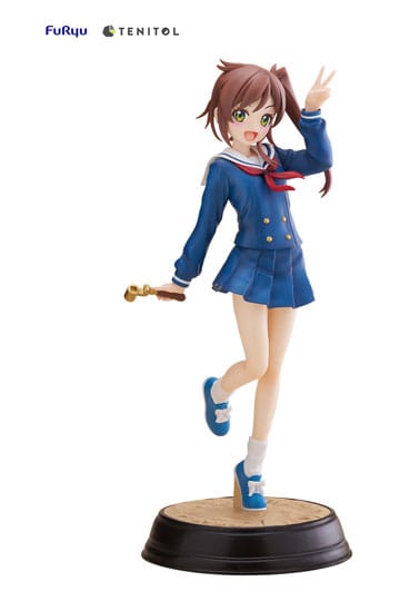Entrena hasta el final del mundo, la estatua de PVC de tenitol Shizuru Chikura 21 cm