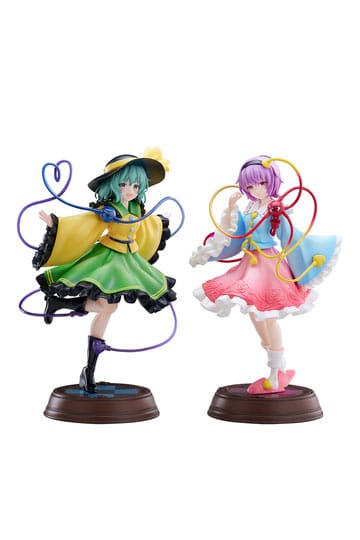 Touhou Projekt Tenitol PVC Statue Koishi Komeiji & Satori Komeiji 22 cm