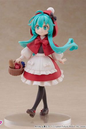 Hatsune Miku Desktop Fairy PVC Statue Hatsune Miku Lille rødhætte Ver. 16 cm