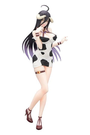 Overlord Trio-Try-iT PVC Statue Albedo Mini Dress Cow Pattern Ver. 21 cm