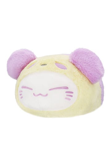 Peluche Gato Nemuneko Pastel Panda Grande Morado 33 cm
