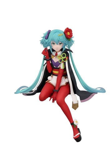 Hatsune Miku Nudelstopper PVC Statue Blumenfee Kamelie 15 cm
